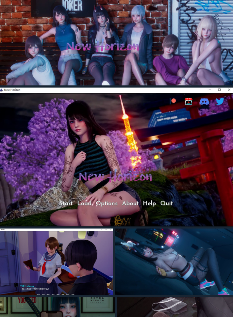 图片[2]-【更新】【PC+安卓】【亚洲风SLG/动态】新天域/新地平线（New Horizon）v0.4 Beta 官中+画廊解锁补丁/1145-白夜ACG
