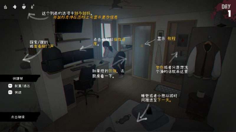 图片[1]-[SLG/汉化/2.4G]生化危机 丧尸租客 亡灵房客 Tenants of the Dead V1.05 官方中文版/338-白夜ACG