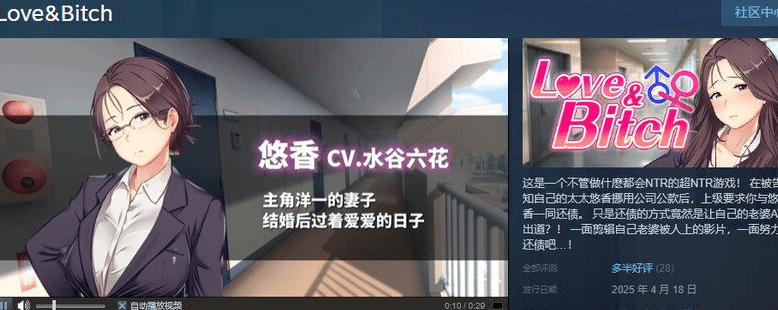图片[3]-[探索RPG/NTR/人妻/堕落] 爱与婊子 Love&Bitch Ver1.1 STEAM官方中文版 [590M]/462-白夜ACG
