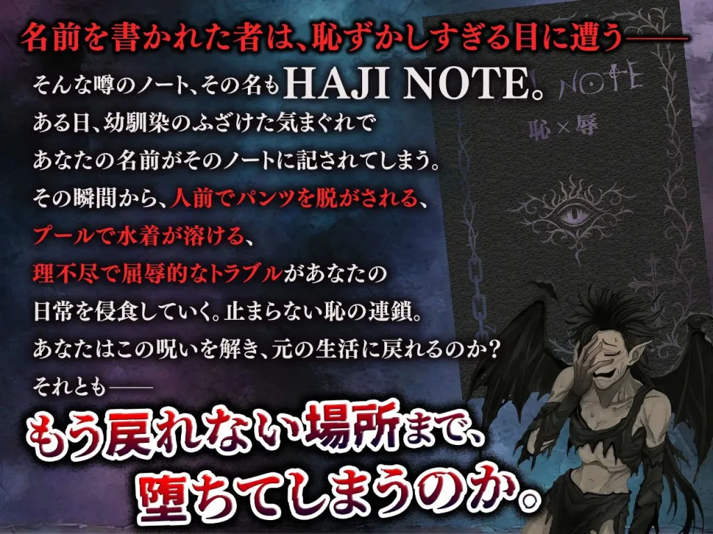 图片[2]-[PC+安卓][RPG/男性受]HAJI NOTE 恥×辱 / 耻辱笔记 汉化/1440-白夜ACG