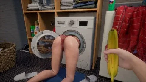 [3D动态]妈妈被困在洗衣机里 Mom Got Stuck in the Washing Machine v1.9 官方中文版/2149-白夜ACG