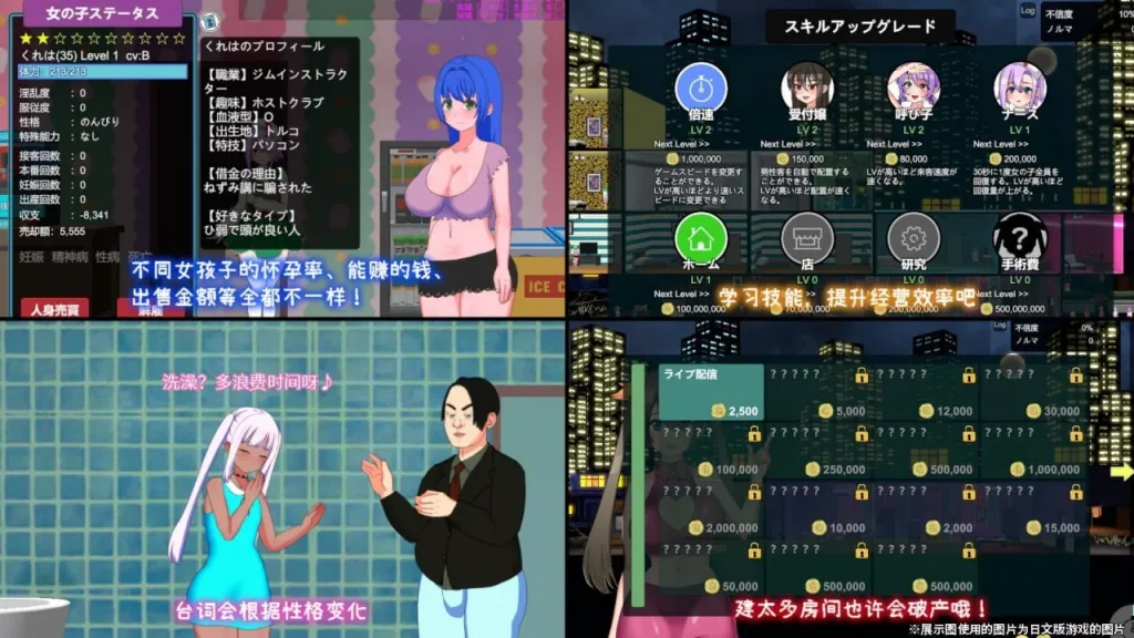 图片[3]-[PC+安卓盖世][经营SLG]暗黑旅店 暗黑窑子 暗黑娼馆~Black Market~ v1.23官方中文版/1819-白夜ACG