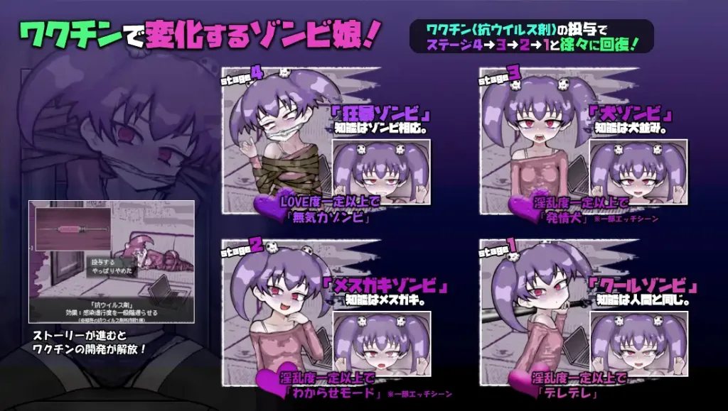 图片[3]-[PC+安卓][SLG/雌小鬼/同居/甜蜜]活死人之恋 恋尸少女 与僵尸娘的同居生活!!亲爱的僵尸女孩 LOVING DEAD GIRL ラビング・デッド・ガール Liquid Moon v1.0.2内嵌AI汉化/2686-白夜ACG