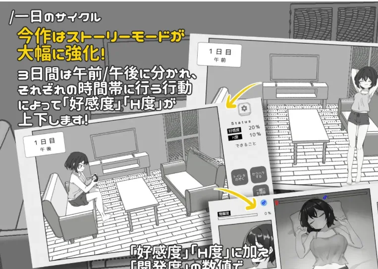 图片[3]-【PC+安卓】[SLG/触摸/动态]生涩高潮！与青梅竹马的三天 なまイキ！幼馴染との3日間 v1.1/2694-白夜ACG