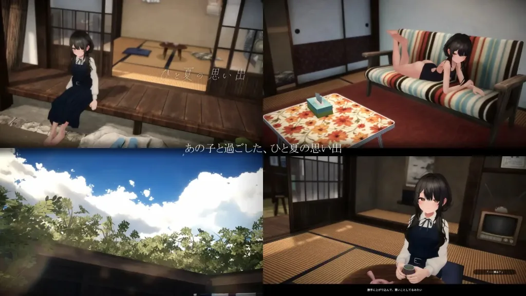 图片[2]-[PC+安卓winlator][3D/动态/纯爱]一个夏天的回忆 ひと夏の思い出 v1.0.0 AI汉化 去码/3264-白夜ACG