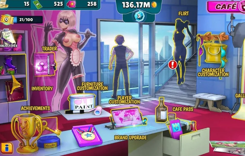 [PC+安卓盖世][SLG/放置经营/后宫] 女仆咖啡厅 – Hentai版 Cafe Maid – Hentai Edition v1.48 官方中文步兵版/3408-白夜ACG