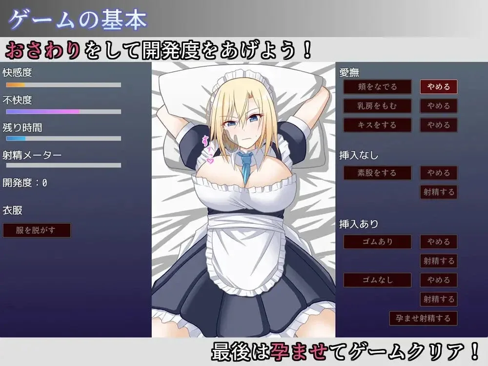 [PC+安卓][SLG/女仆] 大宅女仆怀孕计划～代替大小姐来拥抱我吧！～ お屋敷メイド妊娠計画～お嬢様の代わりに私を抱きなさい！～ v1.00 内嵌AI汉化+作弊码/3423-白夜ACG